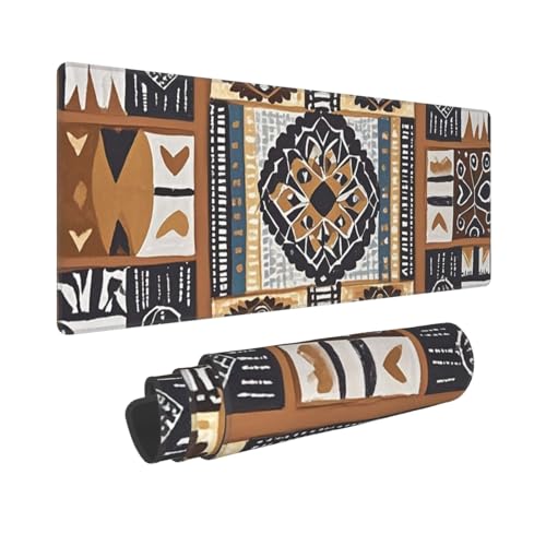 Tapis de souris de jeu XXL tapis de bureau africain aux finitions haut de gamme