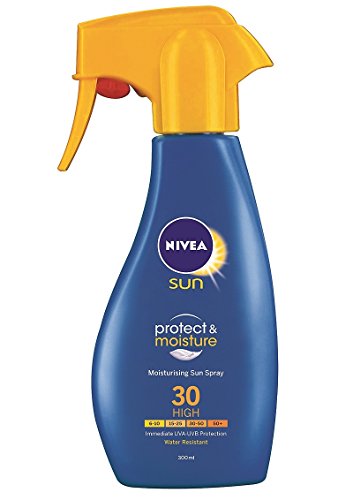 Nivea Sun Protect & Moisture Sun Trigger Spray Spf30 (200Ml), Moisturising Suncream Spray With Spf30, Advanced Sunscreen Protection, Reduces Risk Of S