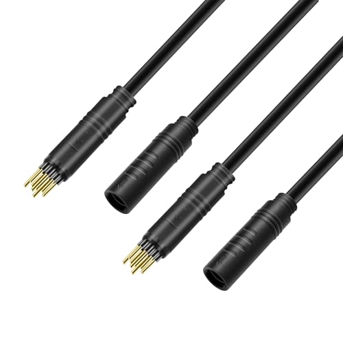 Nitomile 2PCS 9 Pin E-Bike Motor Extension Cable, Male &