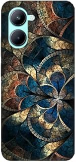 جراب موبايل مطبوع من السيليكون متوافق مع ريلمي C33