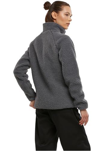 Brandit Women Teddyfleece Jacket 15Y, Farbe: anthracite, Größe: L
