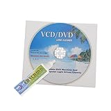 Kit de limpieza para reproductores de dvd: para reproductores de cd/vcd/dvd que experimentan carga lenta, o congelamiento de discos durante la reproducción, limpieza de discos