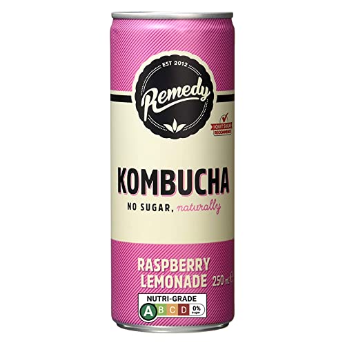 Remedy Raspberry Lemonade Kombucha, 250ml