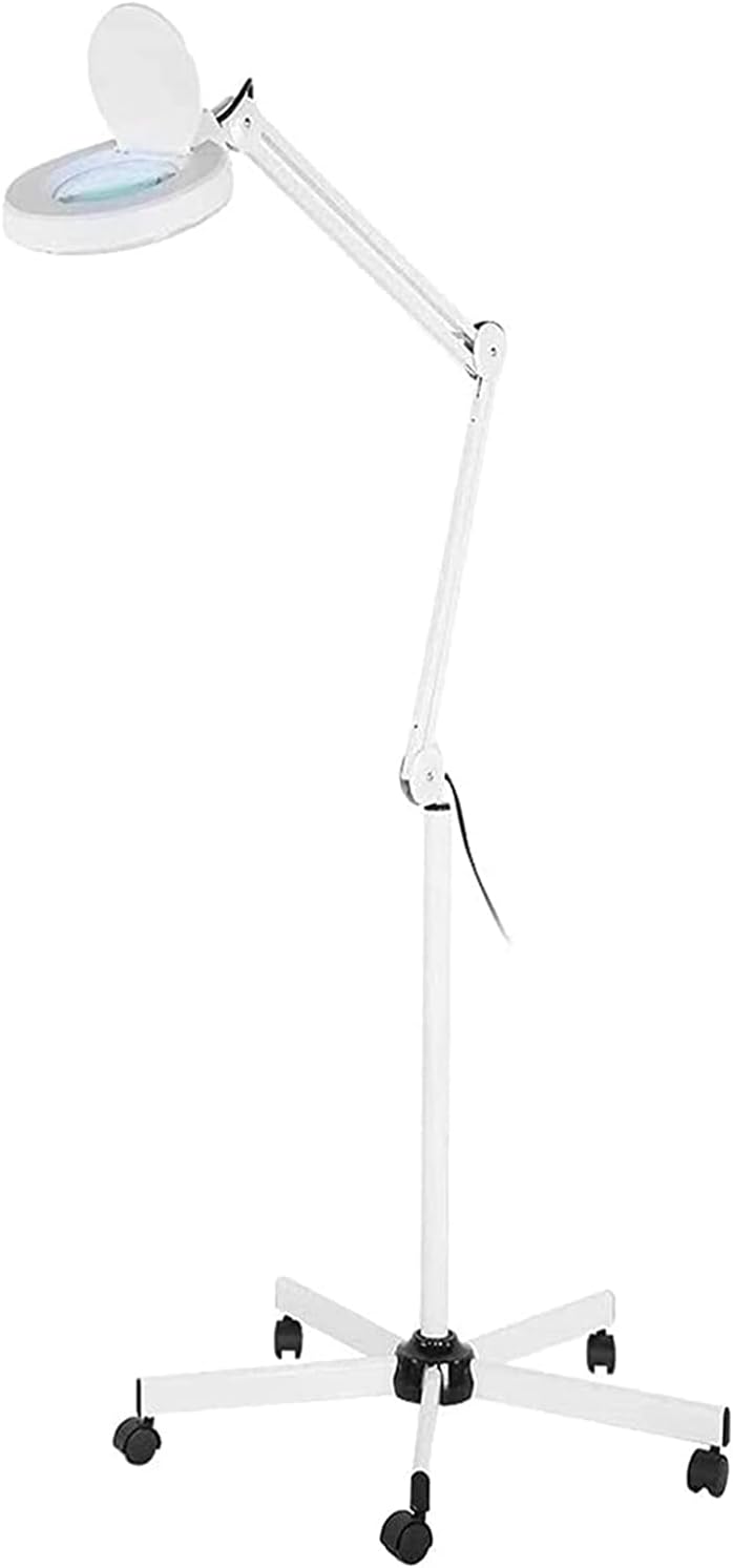 フロア拡大鏡ランプLED照明、ビューティーランプスタンドフロア拡大鏡