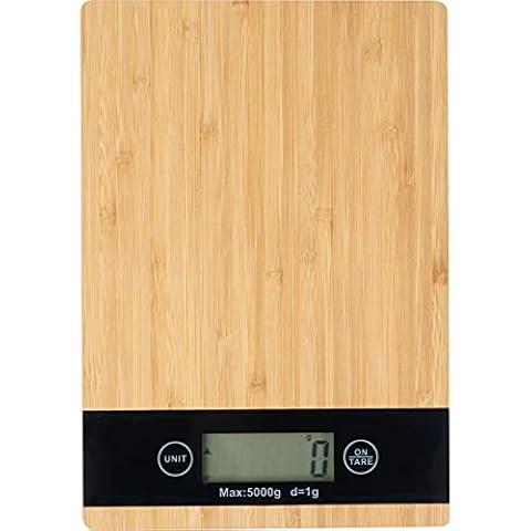 Stillrich® Bambus Digitalwaage mit LCD Display Und Tare-Funktion Cover