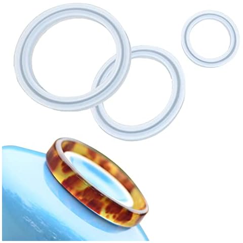 ZQO Jewelry Making Casting Mould, Epoxy Silicone Resin DIY Bangle Mold Bracelet Mold for Making Jewelry Necklace Ring Pendant Handmade Craft Cover