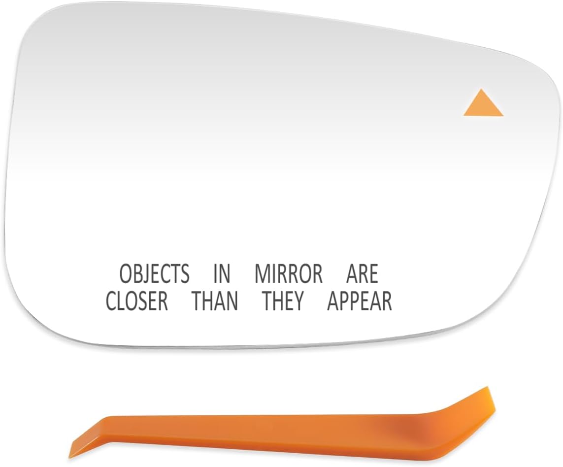 Mirror Glass with Heated/Blind Spot Detection, Fit for BMW Vehicles 230i 330i 430i 530i 540i 740i 750i M240i M3 M4 M5, Replace 51167468662, Passenger Right Rearview Mirror without Auto Dimmig
