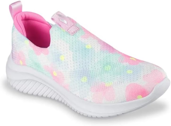 Skechers Girls Ultra Flex 3.0 - Floral Design