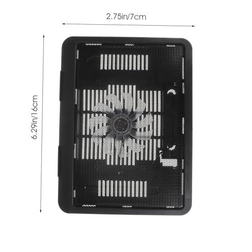 Base para portátil con ventilador silencioso Mikinona negro miniatura 2