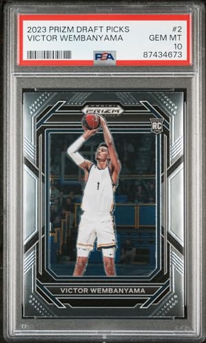 Psa 10 Victor Wembanyama Panini Prizm #2 Basketball Rookie Card Superstar Player Rookie Of The Year
