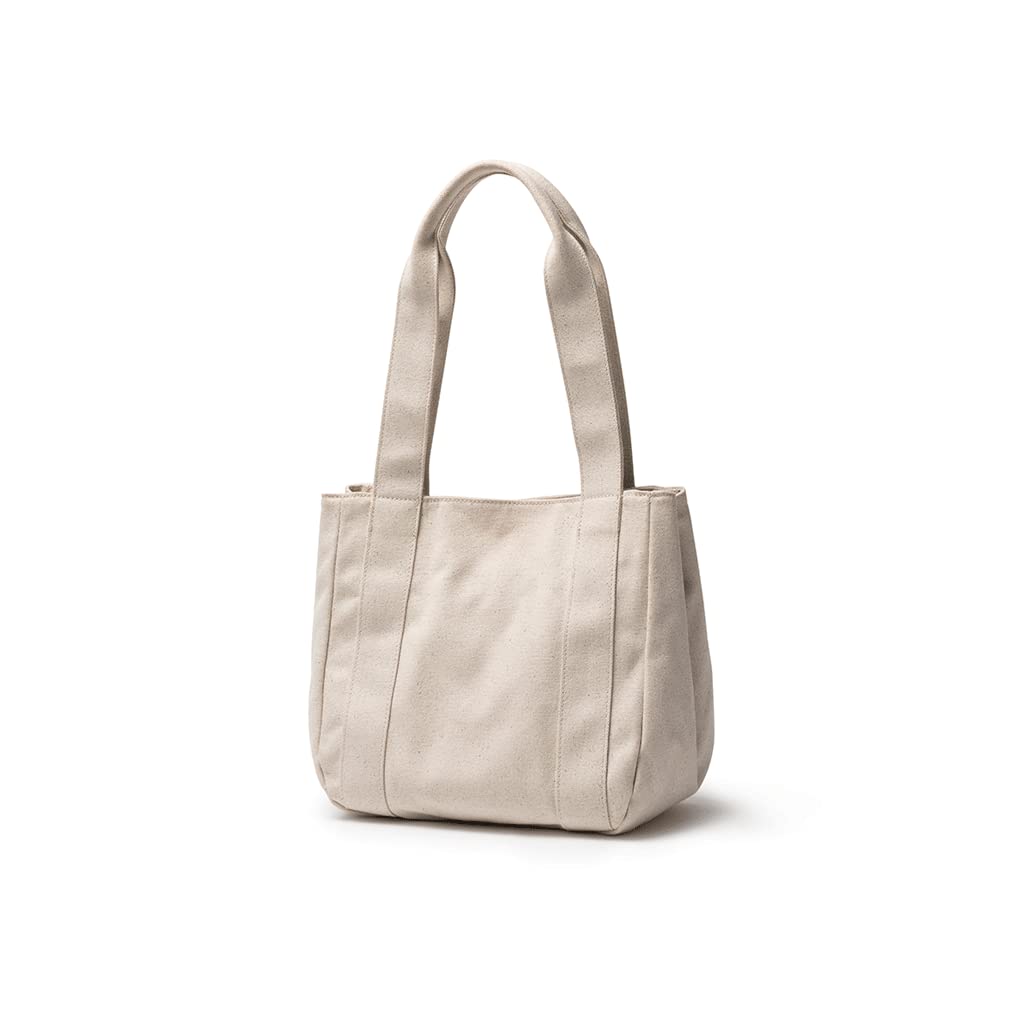 Sacoche ordinateur femme en toile spacieuse pour organiser les cours et les courses