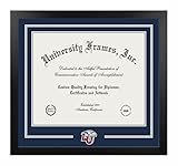 Campus Images NCAA Liberty Flames Unisex Spirit Diplom Manhattan Black Frame with Bonus Lithograph, Black, One Size