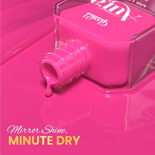Image of Glam21 Aura Nails Nail Lacquer |Long-Lasting, Quick-Dry, High-Shine Nail Enamel|Chip-Free Formula|Smooth Application & Vibrant Finish| 10ml Pack Of 3 (luxe Nude, Barely Brown & Pink Mirage)
