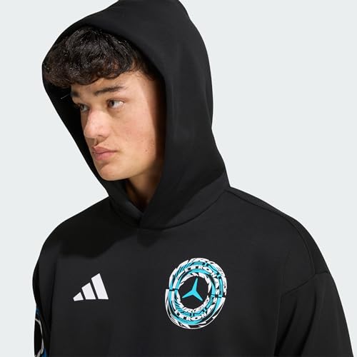 Sudadera con capucha de luces Mercedes-AMG F1 de adidas coleccionista 2