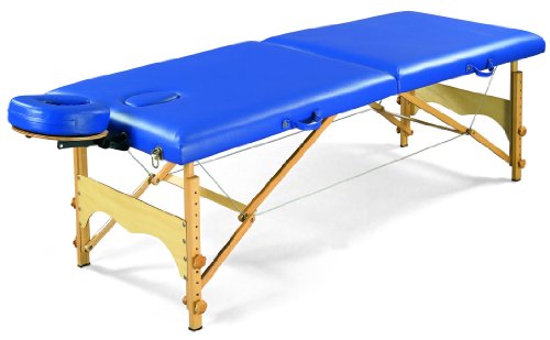 3B Scientific W60601B Blue Basic Portable Massage Table, 72.5