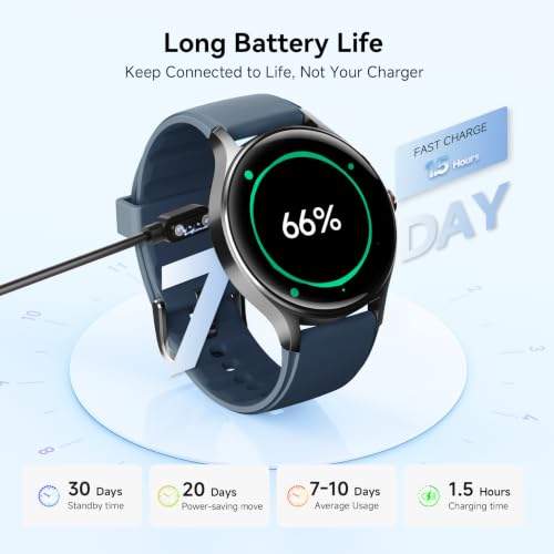 Image of Smart Watch for men,1.57'' AMOLED Touchscreen Compatible with iOS&Android