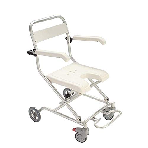 XXZG MiSMiAO Badestuhl Mit Rollen-Duschstuhl, Geeignet Für ältere...