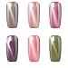 6PCS Jade Cat Eye Gel Polish Soak Off UV LED Magnetic Gel Nail Art Gift Set with 1pc free Magic Stick FairyGlo