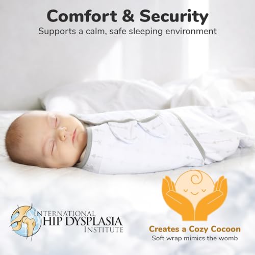 Image of Mama Cheetah Baby Swaddle Sack 3-6 Month, Organic Cotton Swaddling Sleep Sack, Infant Swaddle Blanket, Large Swaddle Wrap, Easy Swaddles for Boy Girl, 4-Pack