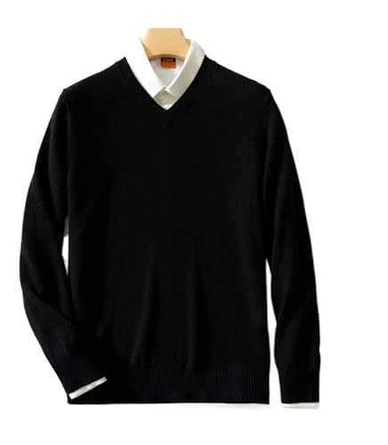 Moletom Sherpa com decote em V e camisa de fundo tamanho grande para homens supermacios e aconchegan