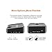 Baile Bluetooth Transmitter and Receiver, Digital Optical TOSLINK and 3.5mm Wireless Audio Adapter for TV/Home Stereo System - aptX Low Latency