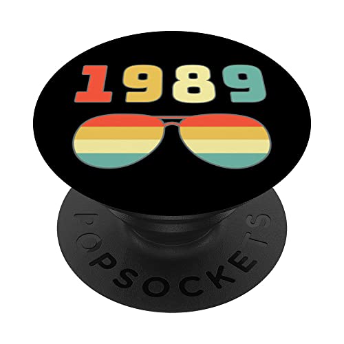 Born In 1989 Edición Limitada 1989 Cumpleaños Pop Socket 1989 PopSockets PopGrip Intercambiable