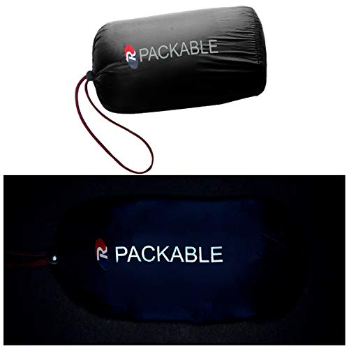 Rokka&Rolla Women's Lightweight Packable Puffer Jacket Water-Resistant Hooded Winter Long Coat #TOP4