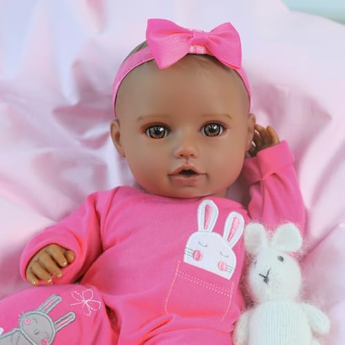 Muñeca bebé realista 16 pulgadas con accesorios miniatura 3