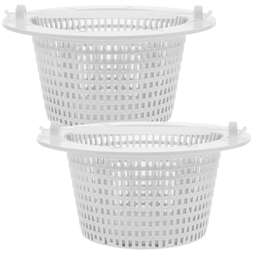Sosoport 1 Juego Cesta De Filtro De Piscina Enterrada De Piscina sobre El Suelo Redes De Alberca para Limpieza Fuente Exterior Vacío Titulares Neto El Plastico 2 Piezas