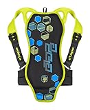 Etape Unisex-Youth 2095318_128-146 Sporthelm, Black/Lime, 128-146 cm