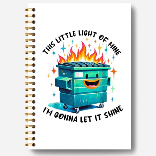 Carnet Dumpster Fire rigolo : le cadeau d'humour de bureau idéal pour vos collègues de travail