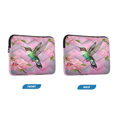 Funda para portátil Hummingbird y Cherry Blossom 13-14 pulgadas miniatura 2