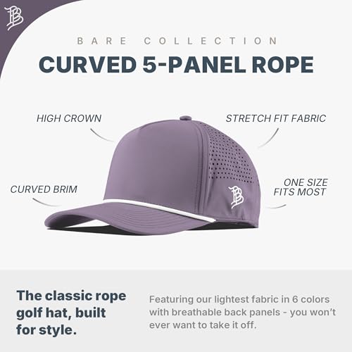 Image of Branded Bills Dad Script 5 Panel Rope Hat for Men | Baseball Cap