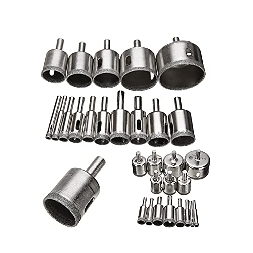 Set de 15 brocas diamantadas para azulejo y vidrio 6-50 mm miniatura 2