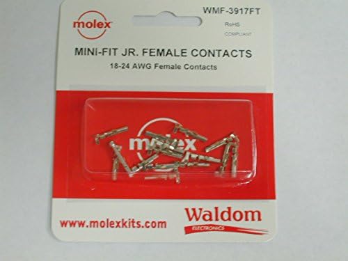 Waldom WMF-3917FT 15 each Molex Mini-Fit Jr. Female Terminals 39-00-0039