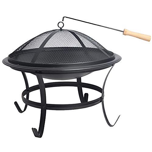 ADCB 22'' Steel Fire Pit with Mesh Screen & Grate