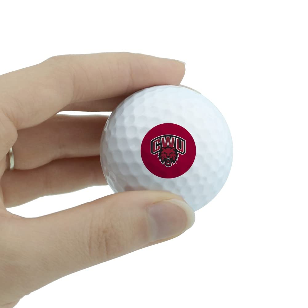 Central Washington University Primary Logo Novelty Golf Balls 3 Pack