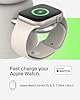 Belkin BoostCharge Pro 2-in-1 Wireless Charger with Qi2 15W, MagSafe-Compatible Charger for iPhone 17, Air, 16, 15, 14 Series, Apple Watch, AirPods & Other Qi2 Enabled Devices, PSU Included - Sand