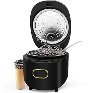 WantJoin Boba Maker Machine Commercial Boba Cooker Commercial Boba Pearl Maker for Bubble Tea Milk Tea Boba Pot for Tapioca Pearls for Restaurants Milk Tea Stores Dessert Stores Lounge Bars 110V