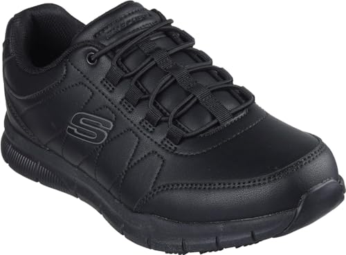Skechers - Mens Work: Nampa - Osil Sneakers, Color Black, Size: 11.5 W US