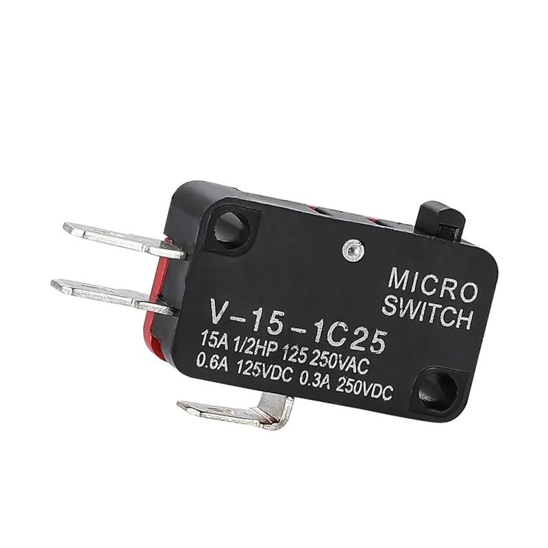 V-15-1C25 lote de 10 microinterruptores grandes con plata 3