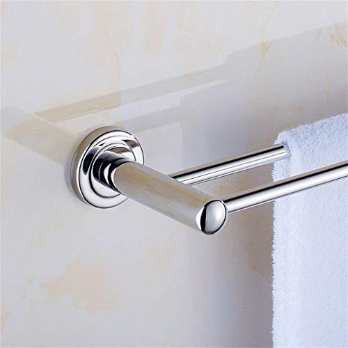 Porte-serviettes en acier inoxydable 304 à double levier durable pour mur de douche - 5