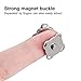 WINOMO 15mm Sew in Magnetic Bag Clasps for Sewing Scrapbooking - 10 Sets