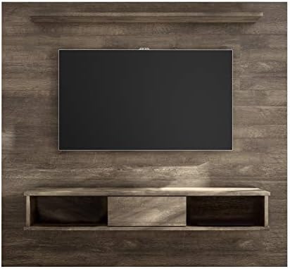 Midtown Concept 2-shelf 70-inch TV Board,Engineered Wood, Distressed Brown