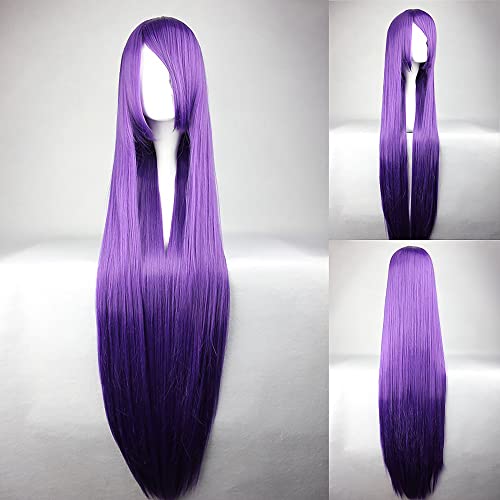 Perücke Lila 100cm für Cosplay oder Schaufensterpuppen Karneval oder Mottoparties Cover