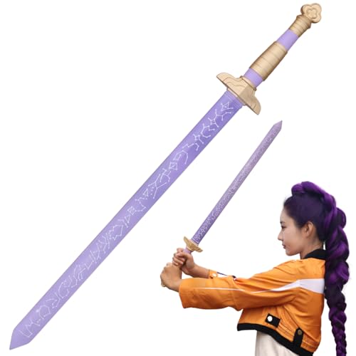 Honcloud 32 Inches One-Piece Flexible & Sturdy Sword Prop Costume Accessory for Cosplay & Halloween