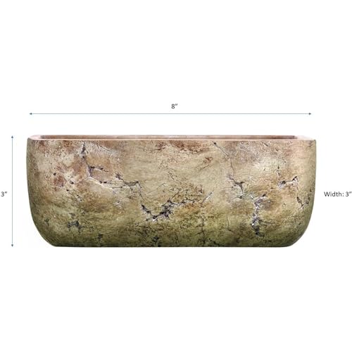 image for Classic Home and Garden Cement Indoor Outdoor Planter with Drainage Ho