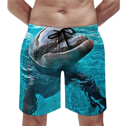 Short de bain homme mignon dauphin pour éviter les irritations du sable