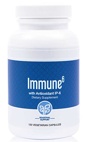 PURE Immune6 120 Capsules - Immune Support Supplement with Antioxidant Inositol Hexaphosphate IP6, Selenium Supplement + Iron with Vitamin C and D3. Boost Immunity with Our Multi Vitamin.