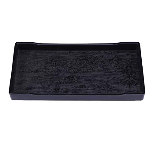 Baluue Gamelle pour Reptiles Bol pour Nourriture Et Eau Petite Noir Facile à Nettoyer Et Stable